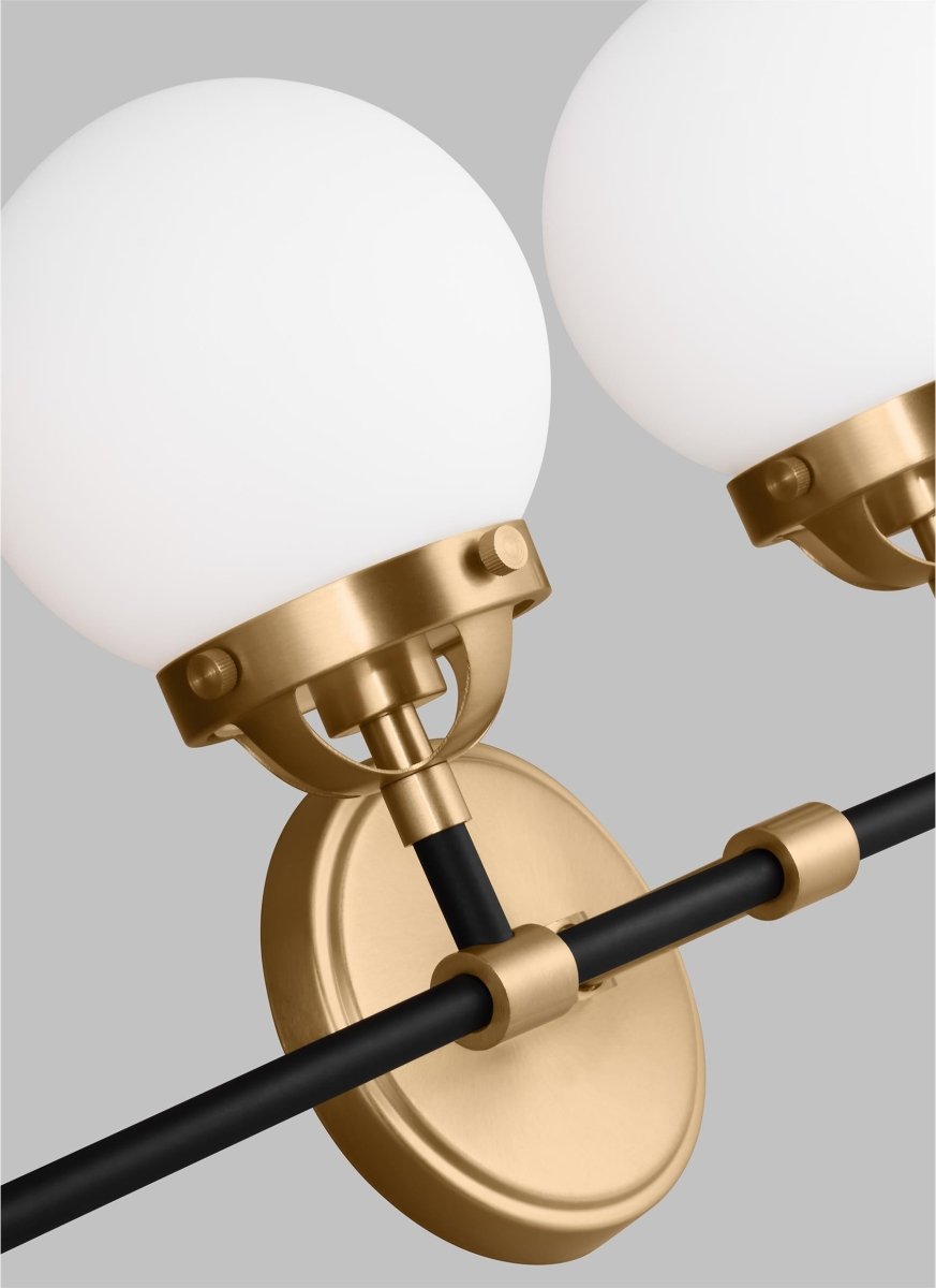 Luminaire de vanité Cafe - Laiton satiné 30" Ampoules non - incluses by Visual Comfort Studio | Luminaires & cie