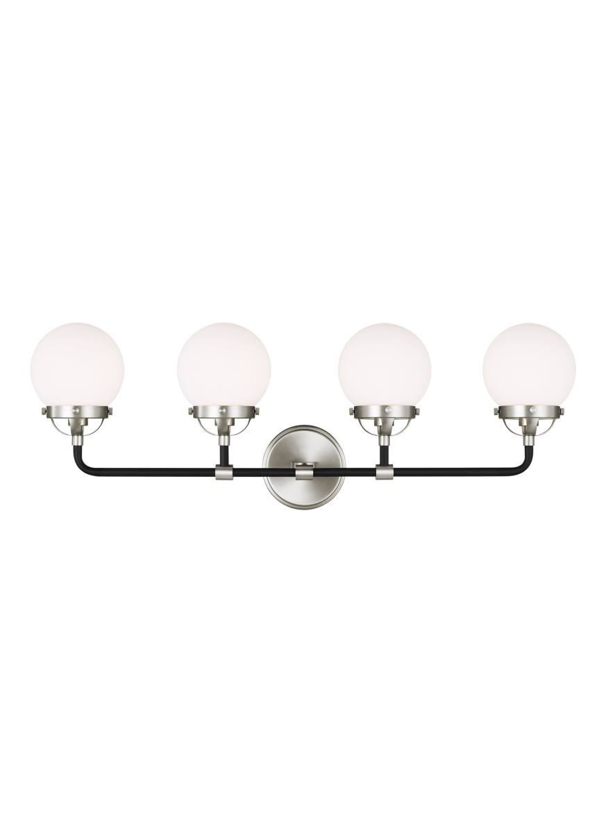 Luminaire de vanité Cafe - Nickel brossé 30" Ampoules non - incluses by Visual Comfort Studio | Luminaires & cie