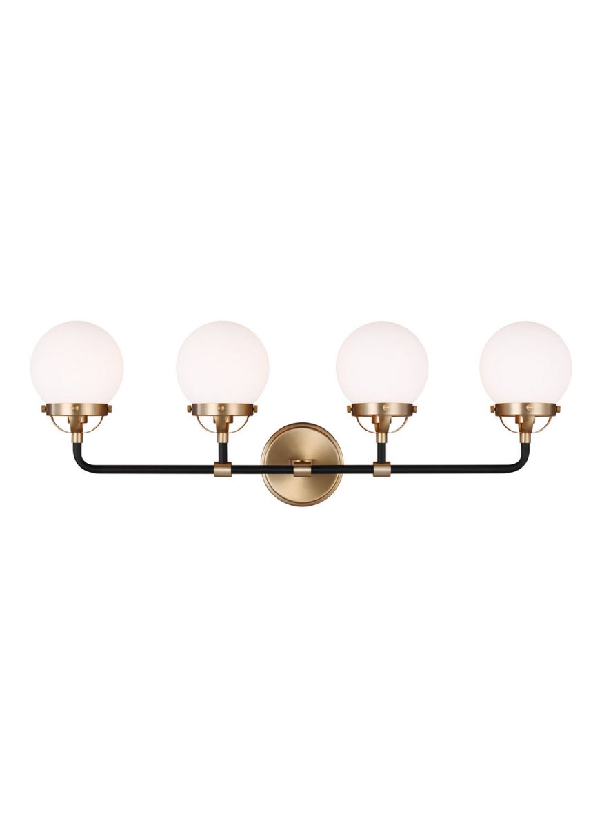 Luminaire de vanité Cafe - Nickel brossé 38 1/4" by Visual Comfort Studio | Luminaires & cie