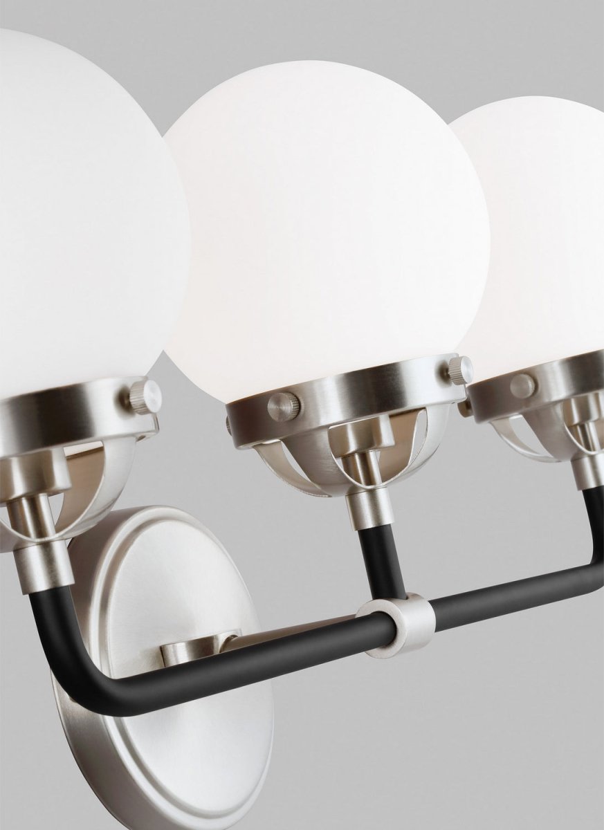 Luminaire de vanité Cafe - Nickel brossé 38 1/4" by Visual Comfort Studio | Luminaires & cie
