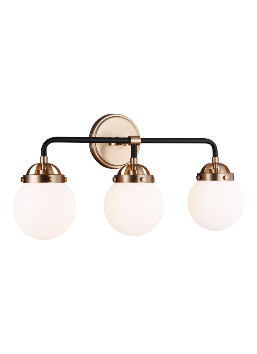 Luminaire de vanité Cafe - Nickel brossé 38 1/4" by Visual Comfort Studio | Luminaires & cie
