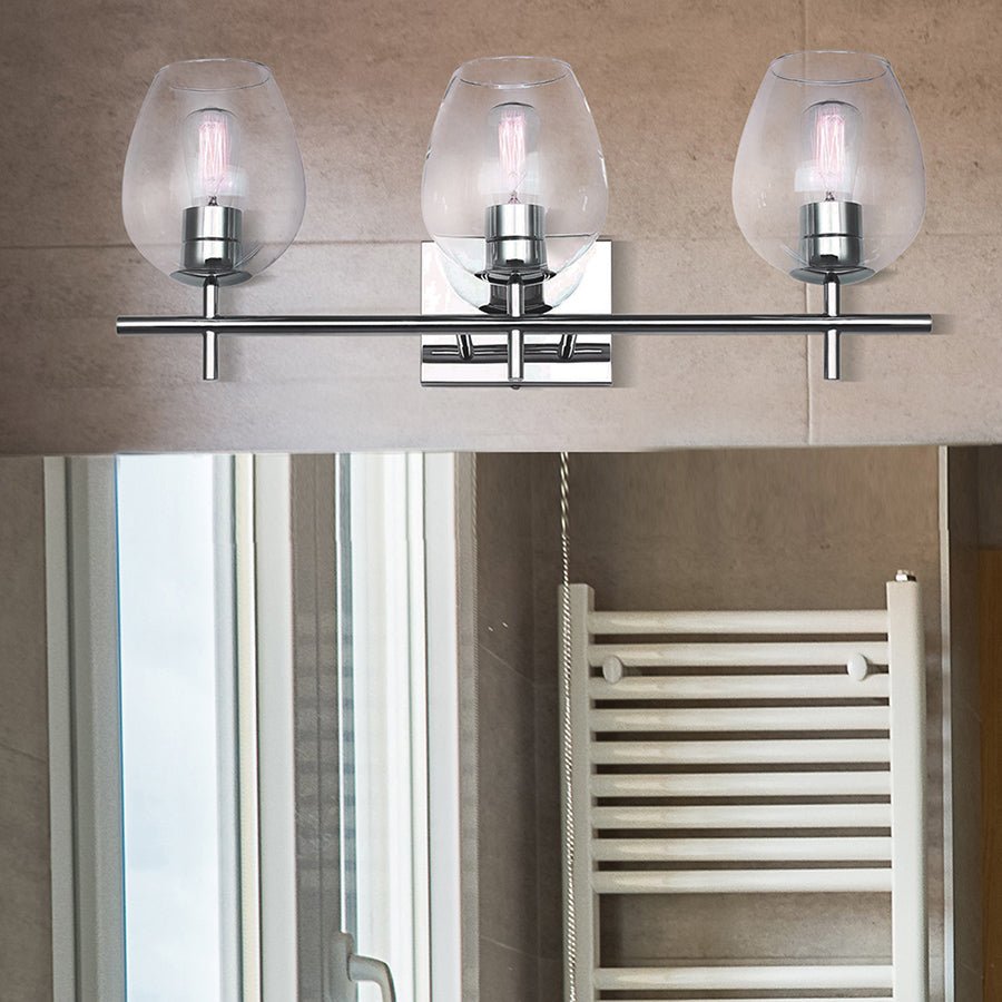 Luminaire de vanité Cain - Chrome 25" by Canarm | Luminaires & cie