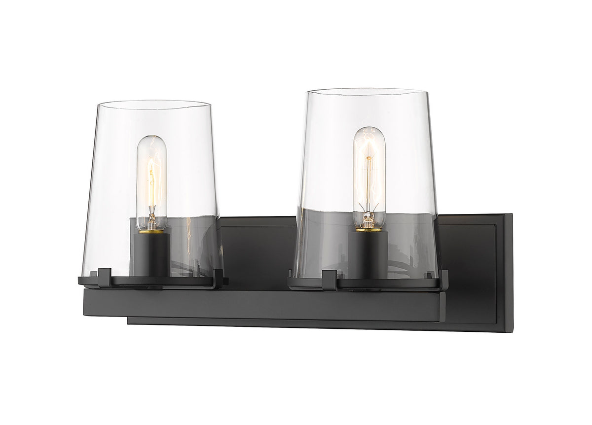 Luminaire de vanité Callista Noir mat, 18 1/4" – Z-Lite