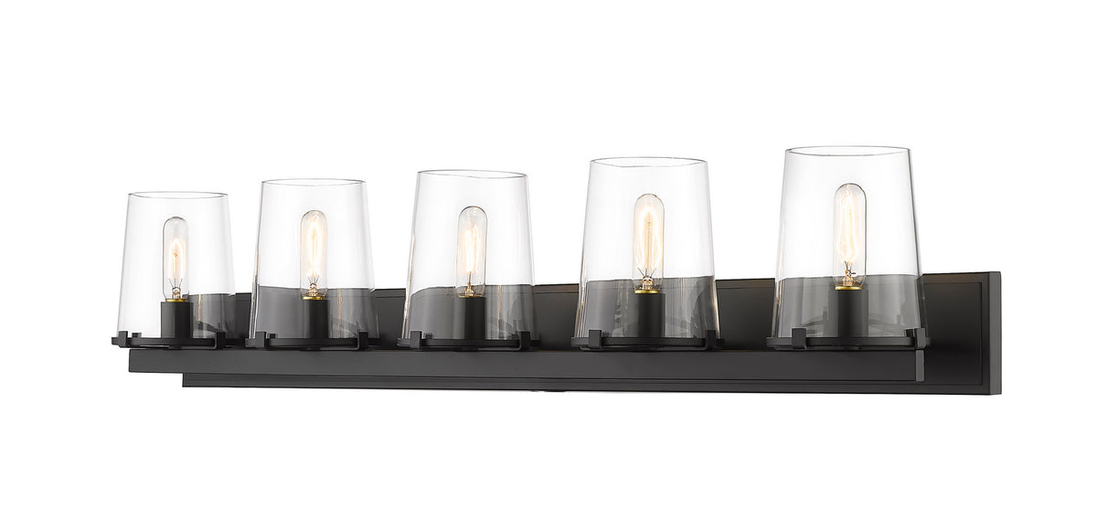 Luminaire de vanité Callista Noir mat, 47" – Z-Lite