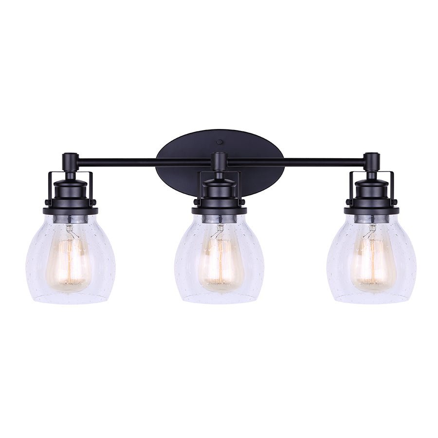 Luminaire de vanité Carson - Noir 24" by Canarm | Luminaires & cie