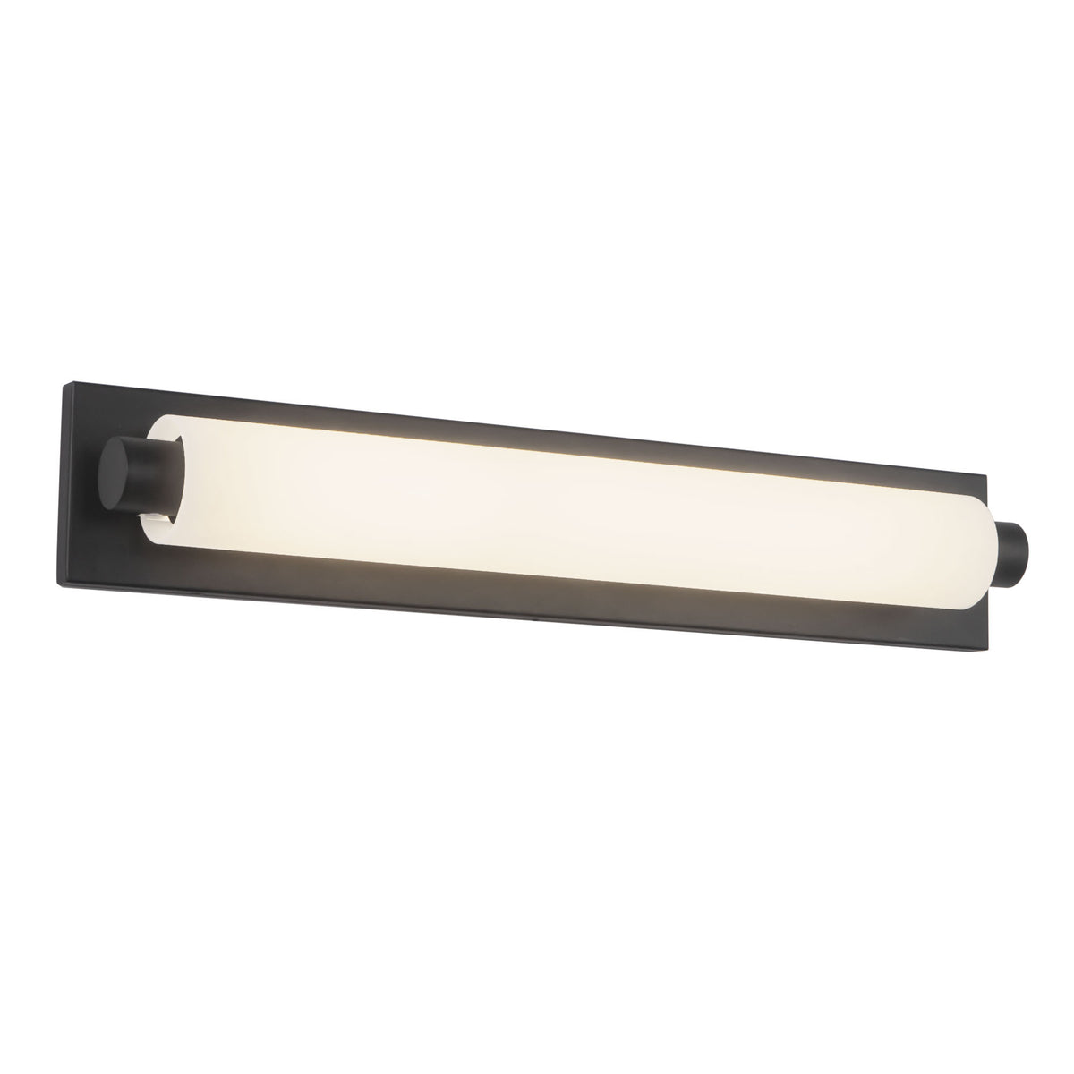 Barre d'éclairage de salle de bain Charleston Noir, 24" – vue 4