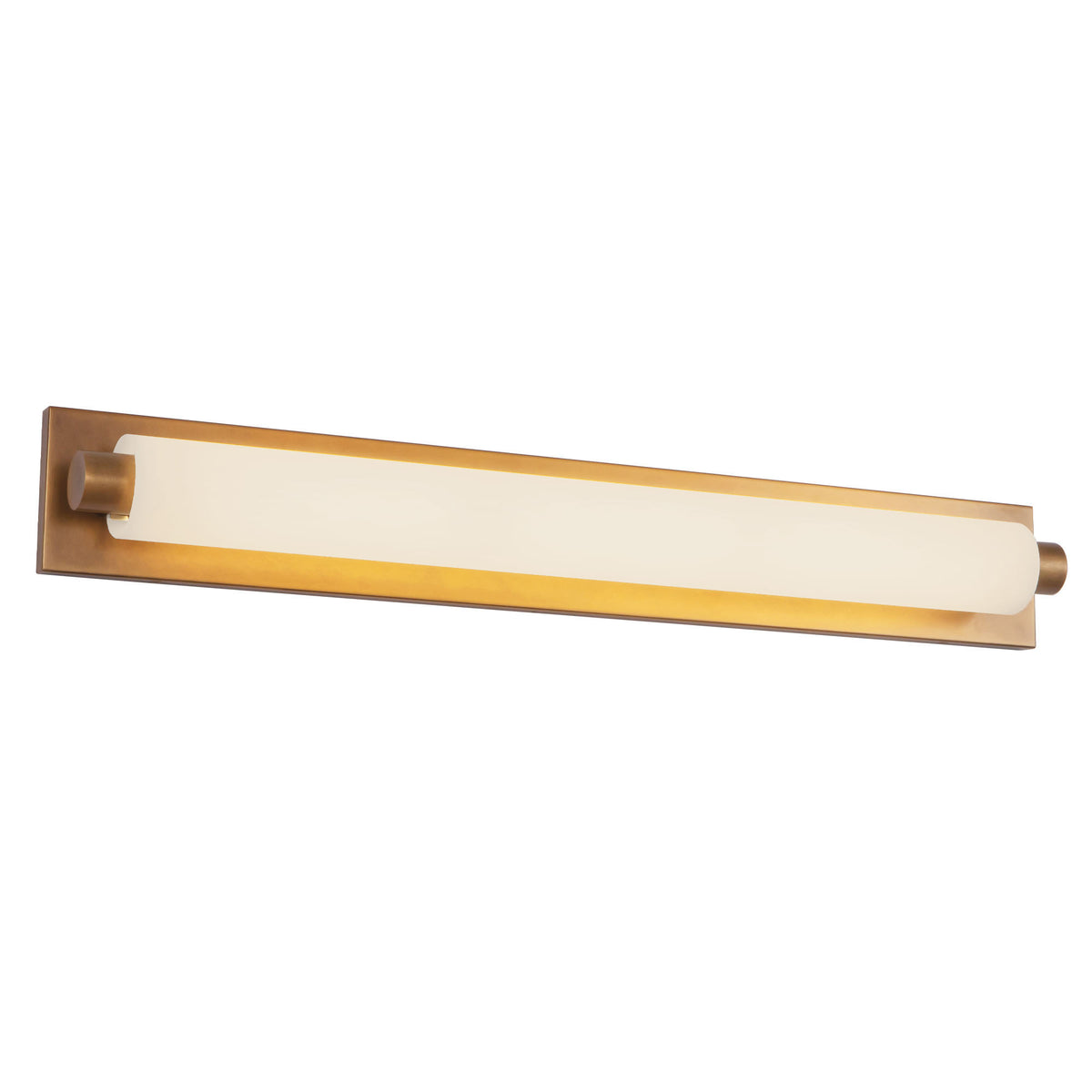 Barre d'éclairage de salle de bain Charleston Laiton vintage, 31" – vue 4