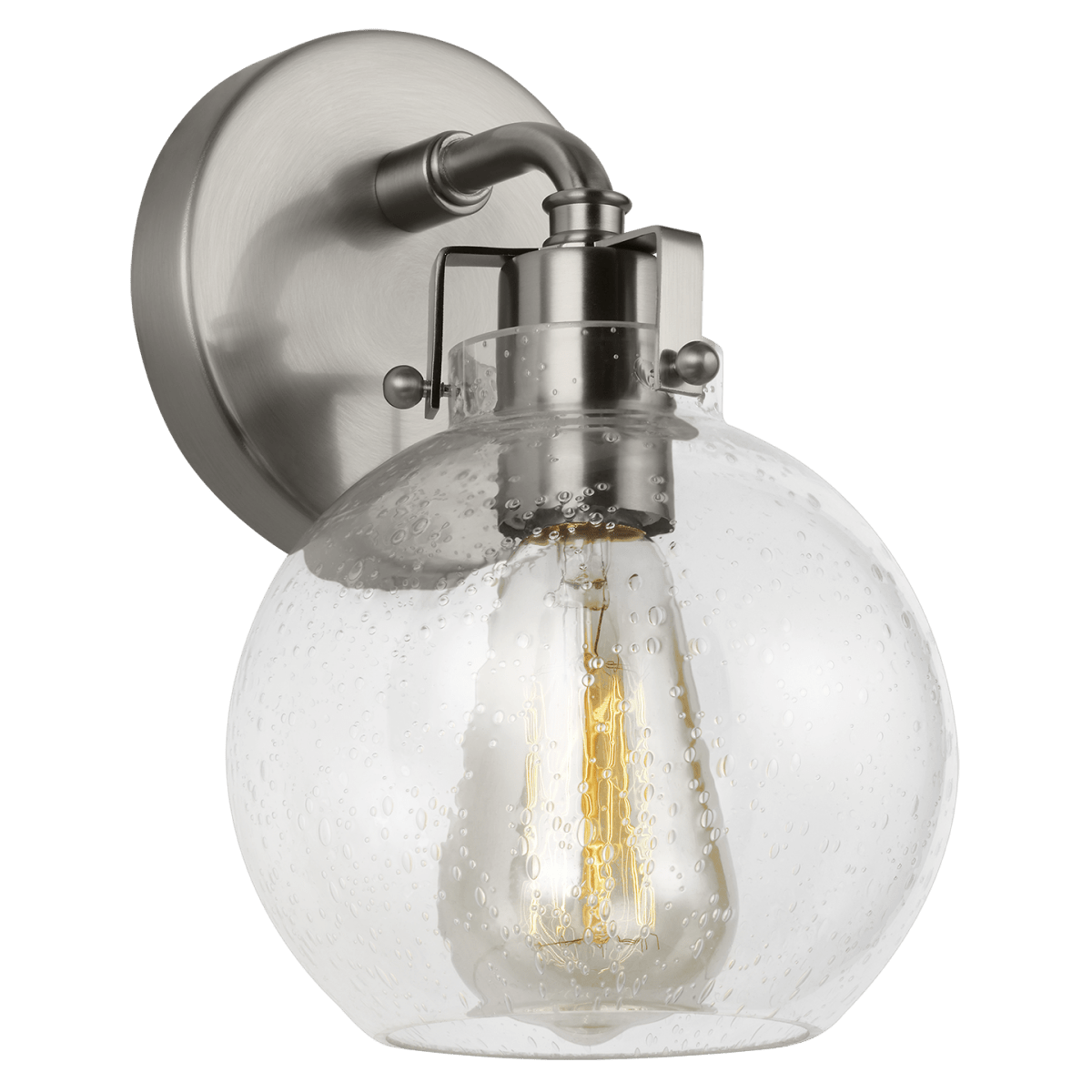 Luminaire de vanité Clara - Nickel en satin 6 1/4" 10" by Visual Comfort Studio | Luminaires & cie