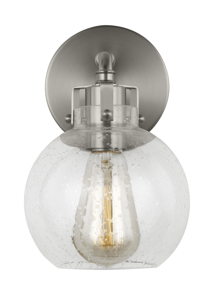 Luminaire de vanité Clara - Nickel en satin 6 1/4" 10" by Visual Comfort Studio | Luminaires & cie