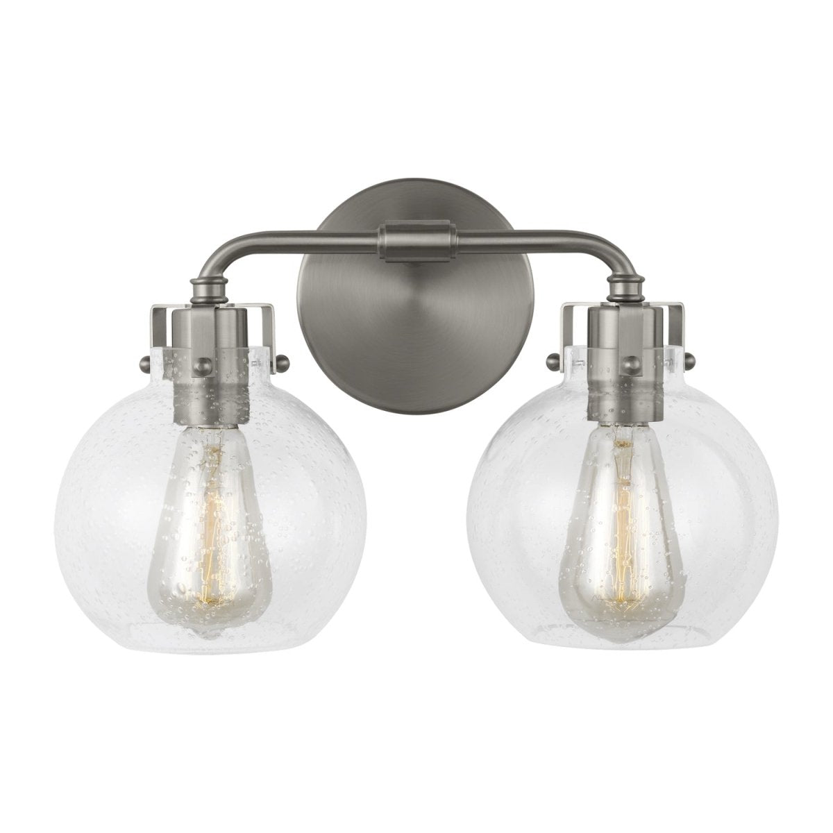 Luminaire de vanité Clara - Nickel satiné 14 3/4" by Visual Comfort Studio | Luminaires & cie