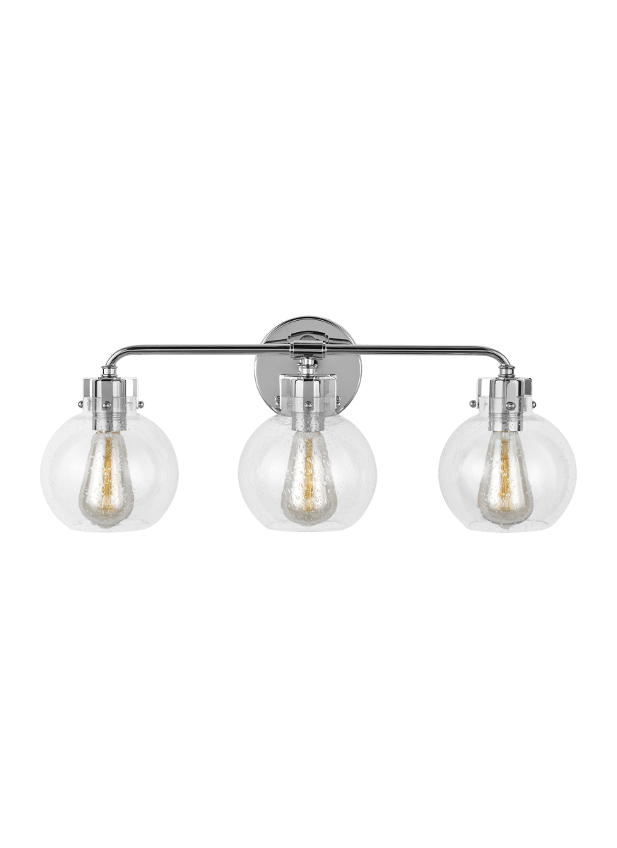 Luminaire de vanité Clara - Chrome 24" 9 5/8" by Visual Comfort Studio | Luminaires & cie