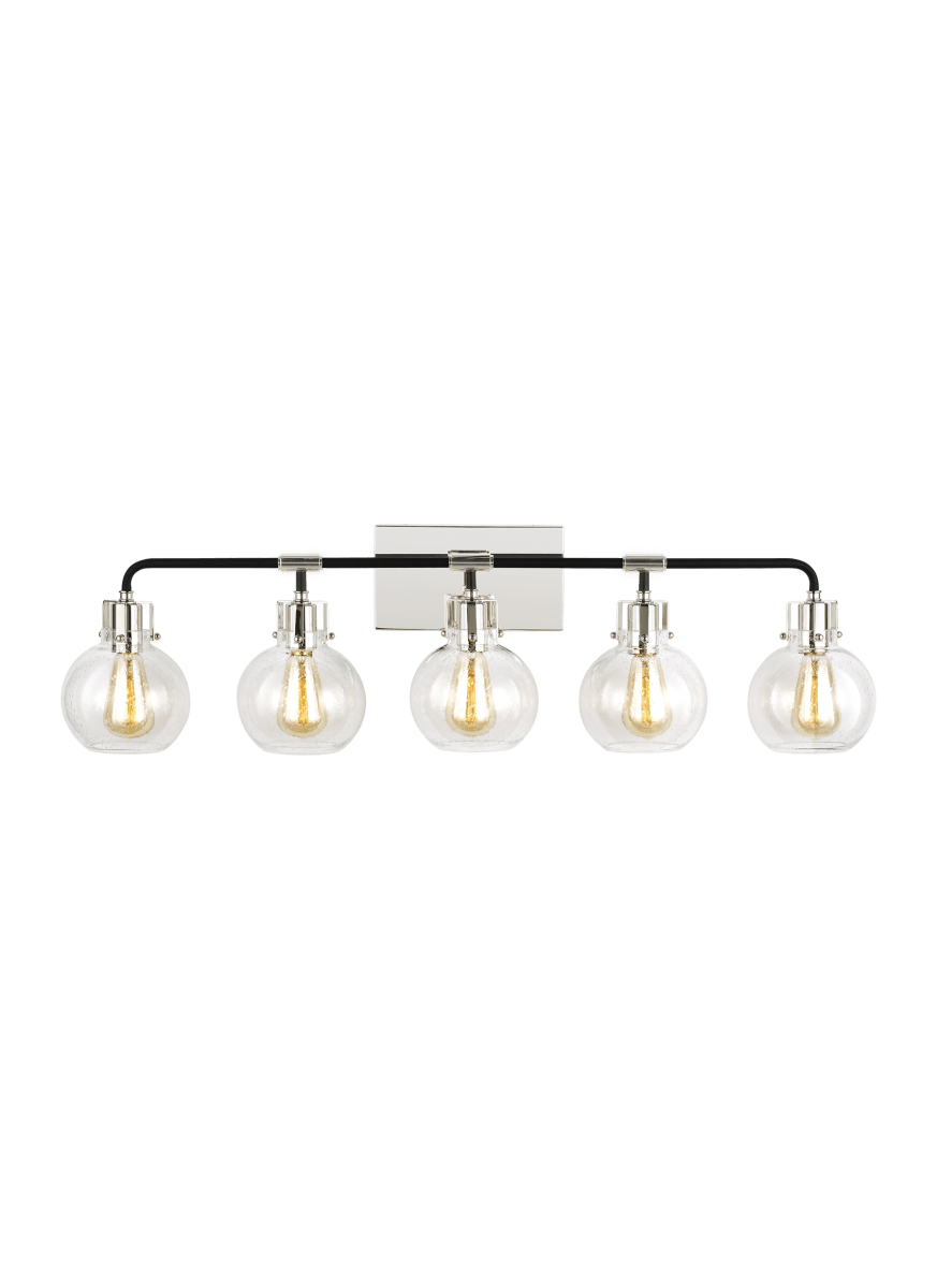 Luminaire de vanité Clara - Nickel satiné 40" by Visual Comfort Studio | Luminaires & cie