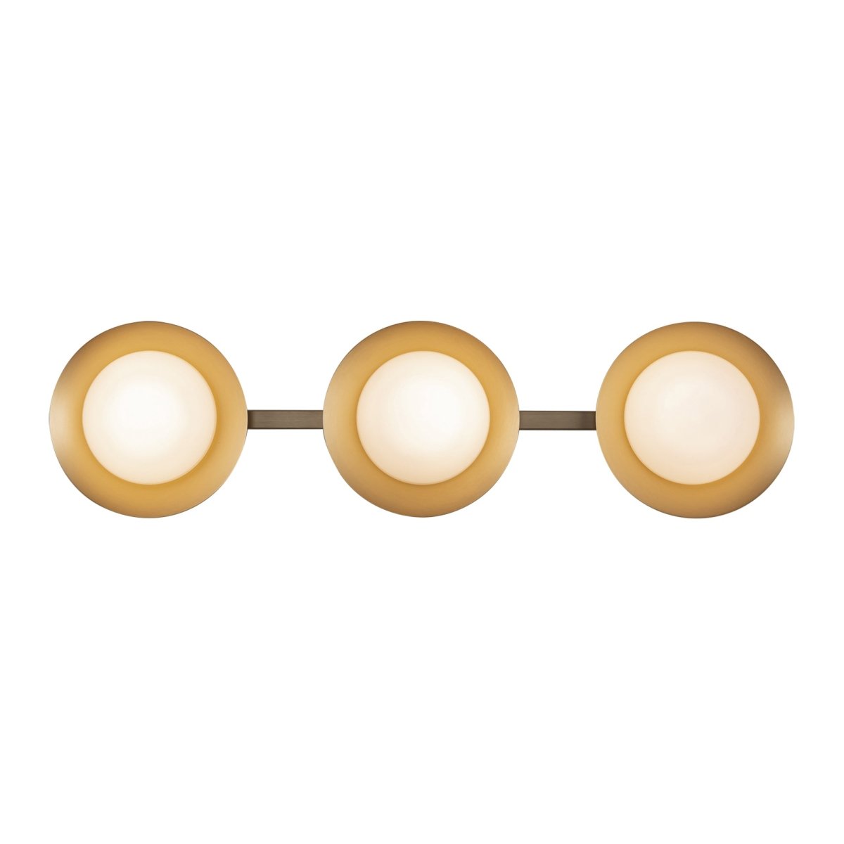 Luminaire de vanité Cleo - Gold - or / Verre d'Opale by Kuzco Lighting | Luminaires & cie