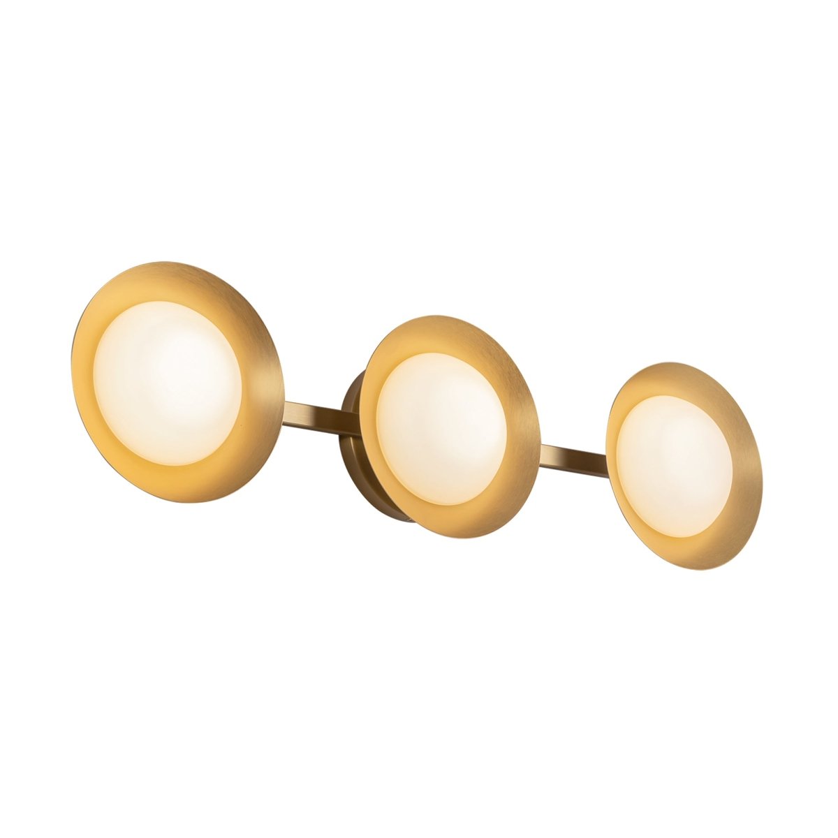 Luminaire de vanité Cleo - Gold - or / Verre d'Opale by Kuzco Lighting | Luminaires & cie