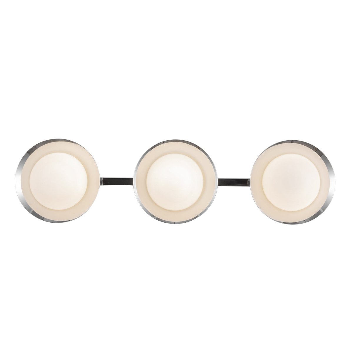 Luminaire de vanité Cleo - Chrome / Opale Verre by Kuzco Lighting | Luminaires & cie