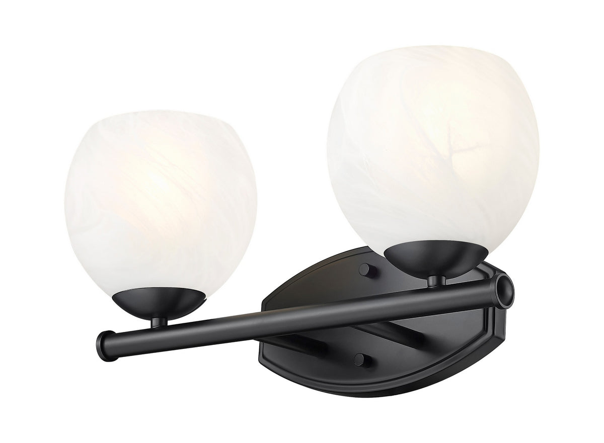 Luminaire de vanité Colette Noir mat, 16" – vue 3