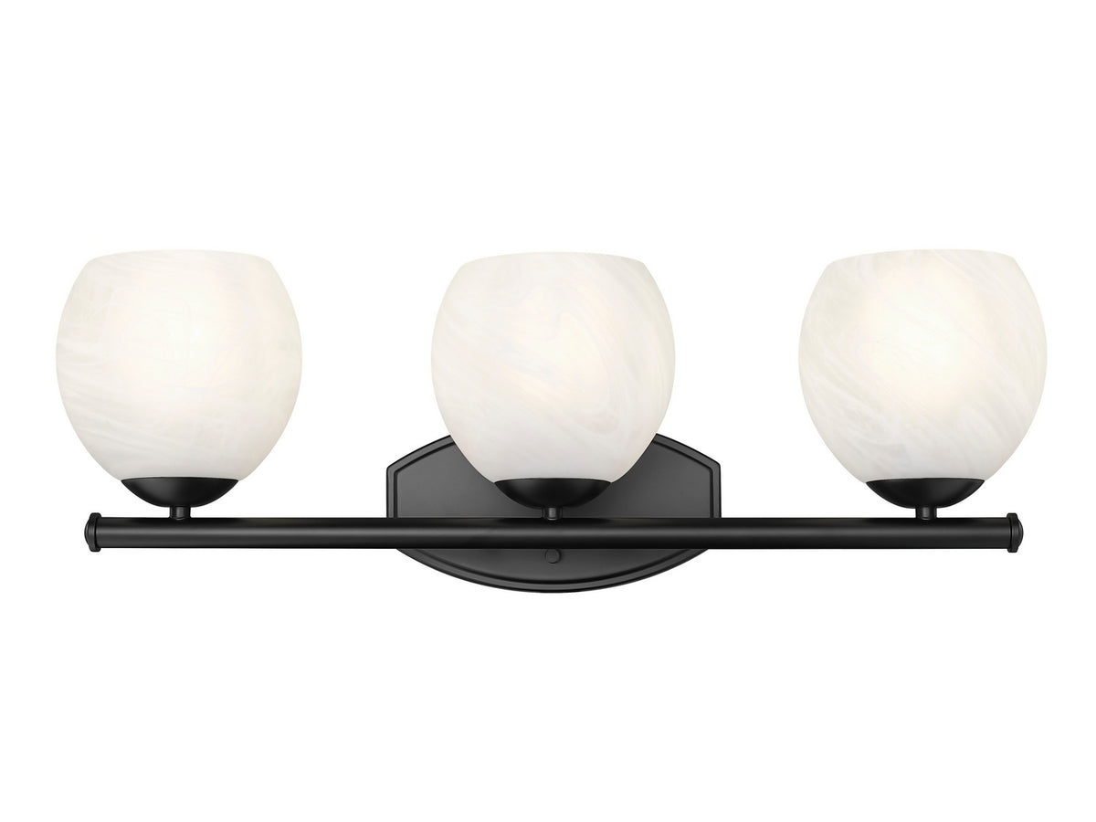 Luminaire de vanité Colette Noir mat, 24" – vue 2