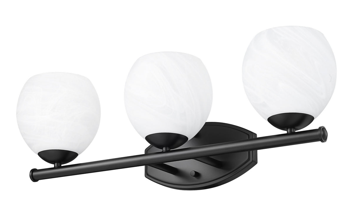 Luminaire de vanité Colette Noir mat, 24" – vue 5