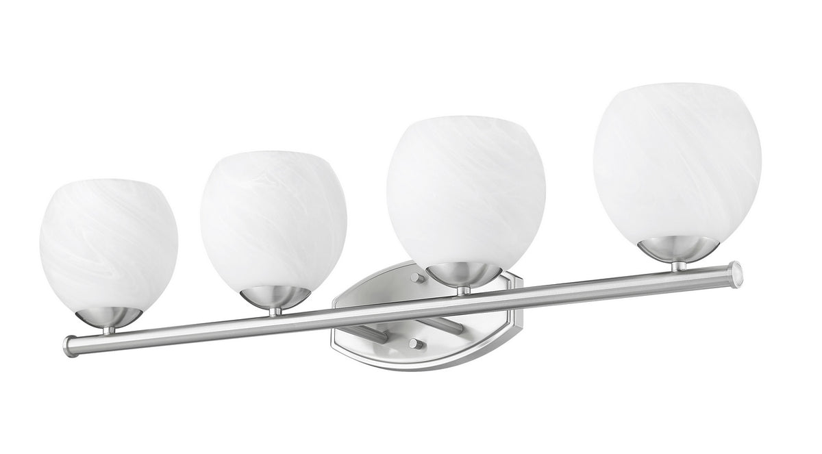 Luminaire de vanité Colette Nickel brossé, 32" – vue 5