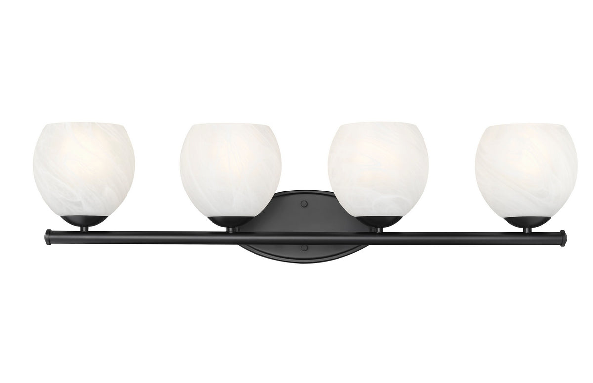 Luminaire de vanité Colette Noir mat, 32" – vue 2