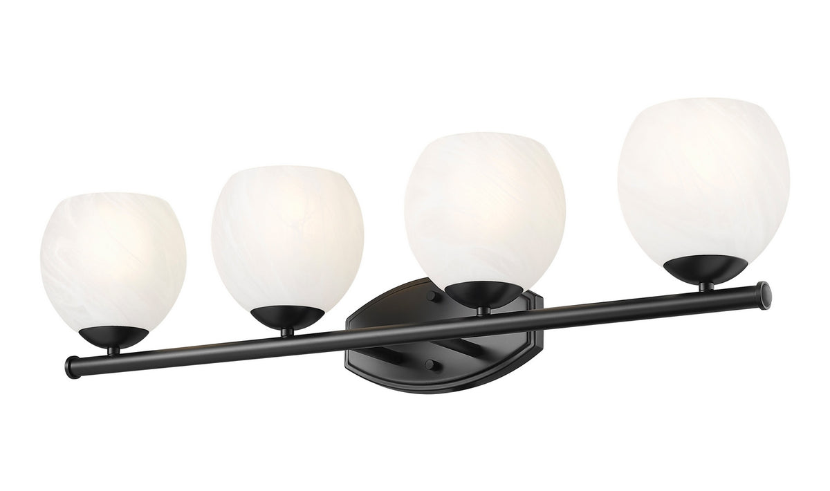 Luminaire de vanité Colette Noir mat, 32" – vue 3