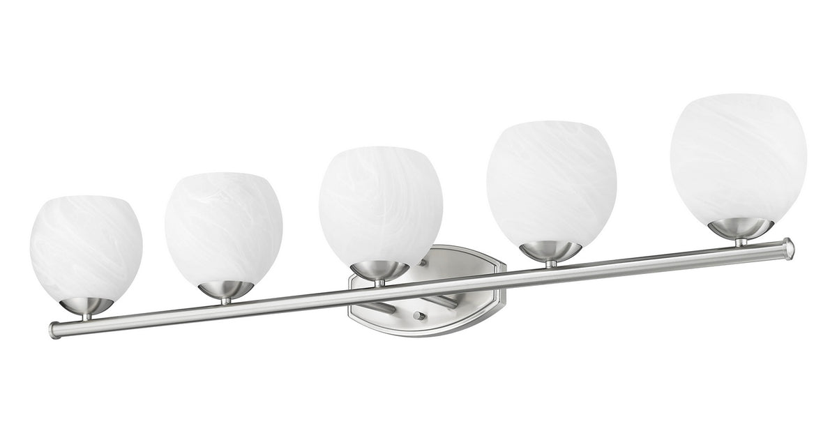 Luminaire de vanité Colette Nickel brossé, 42" – vue 5