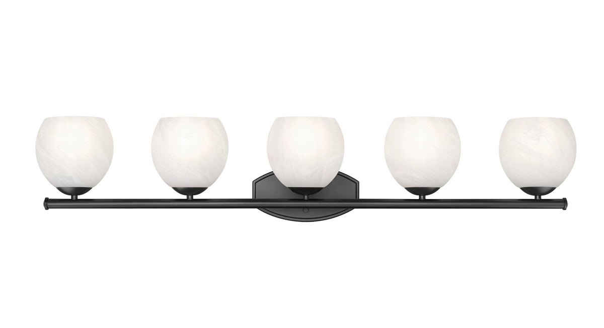 Luminaire de vanité Colette Noir mat, 42" – vue 2