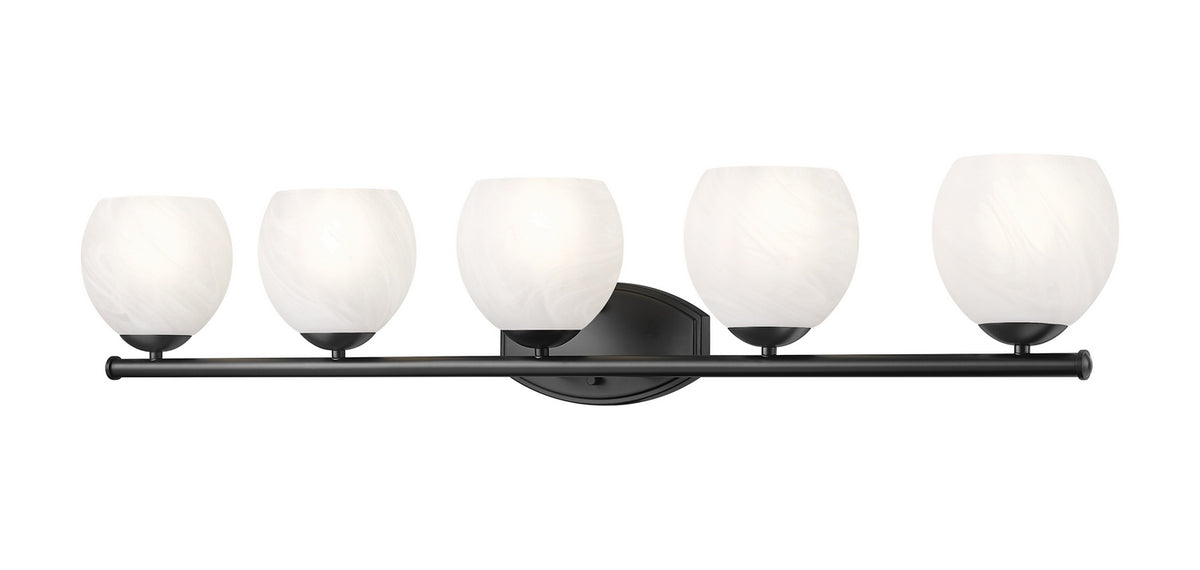 Luminaire de vanité Colette Noir mat, 42" – Z-Lite