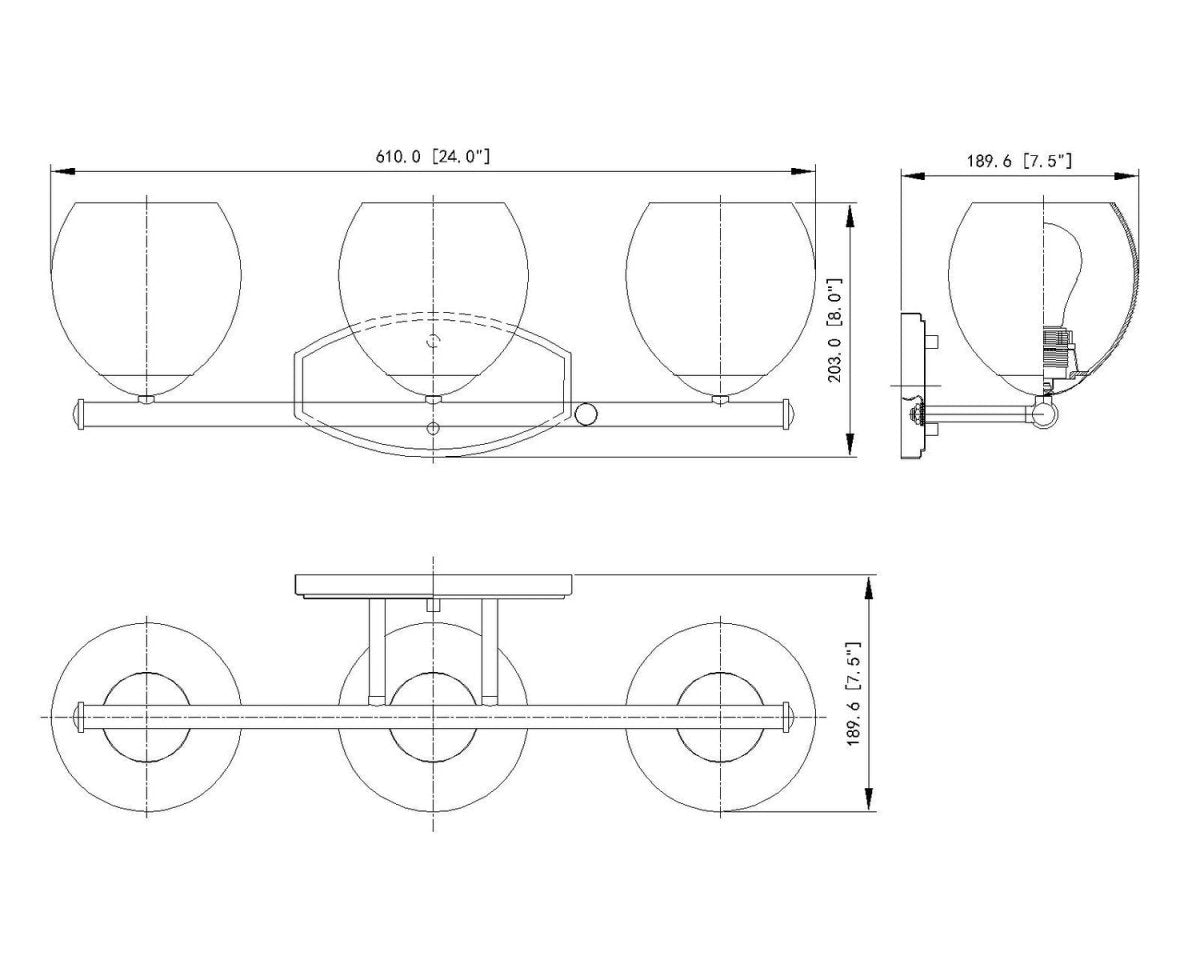 Luminaire de vanité Colette - Or moderne 42" by Z-Lite | Luminaires & cie