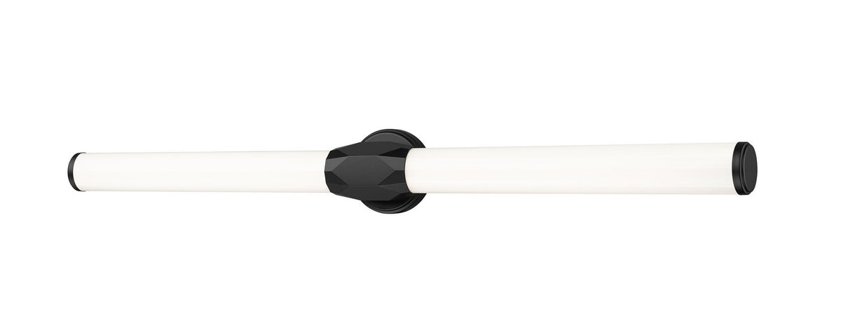Barre d'éclairage de salle de bain Cooper Noir mat, 40" – Z-Lite