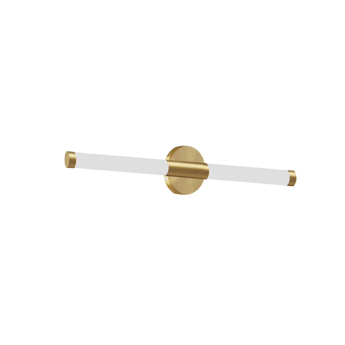 Barre d'éclairage de salle de bain Corvette 24", Laiton vieilli – Dainolite
