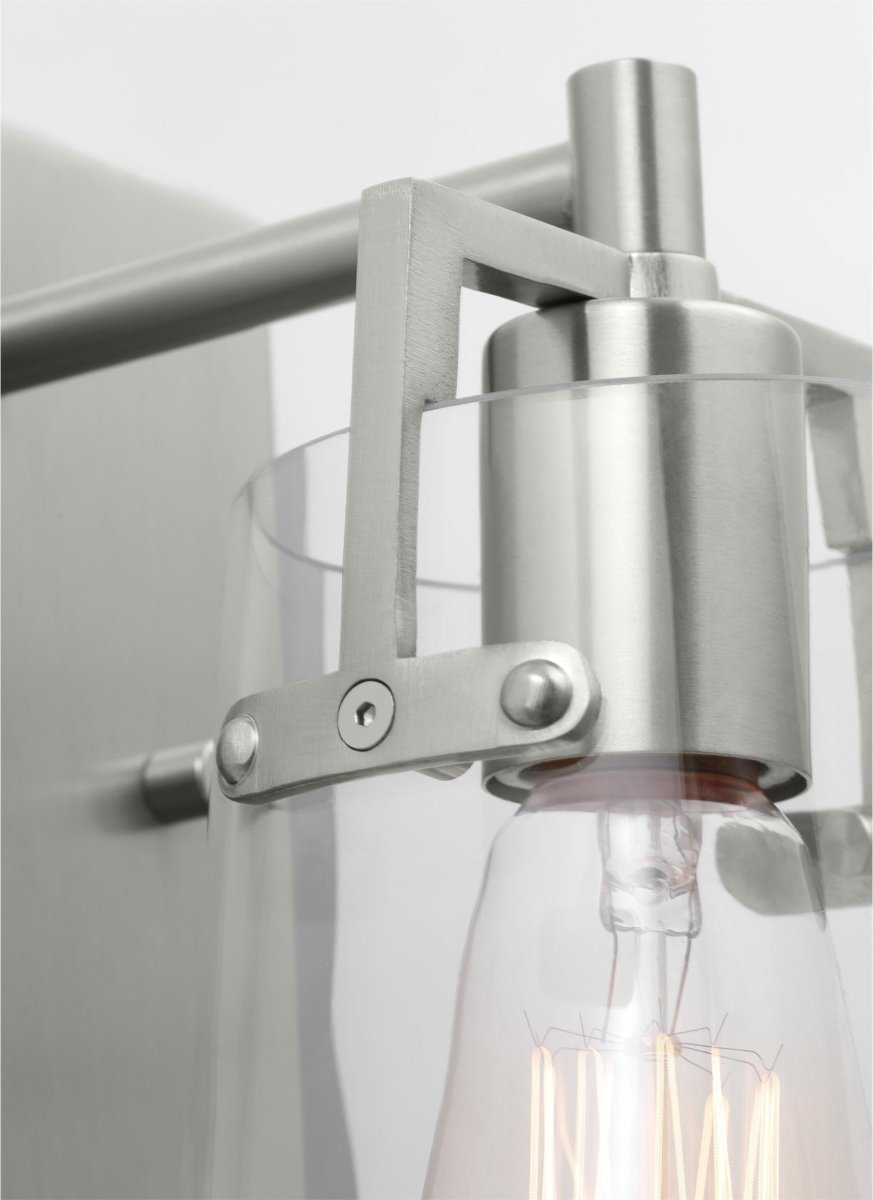 Luminaire de vanité Crofton - Acier brossé 5 1/4" by Visual Comfort Studio | Luminaires & cie