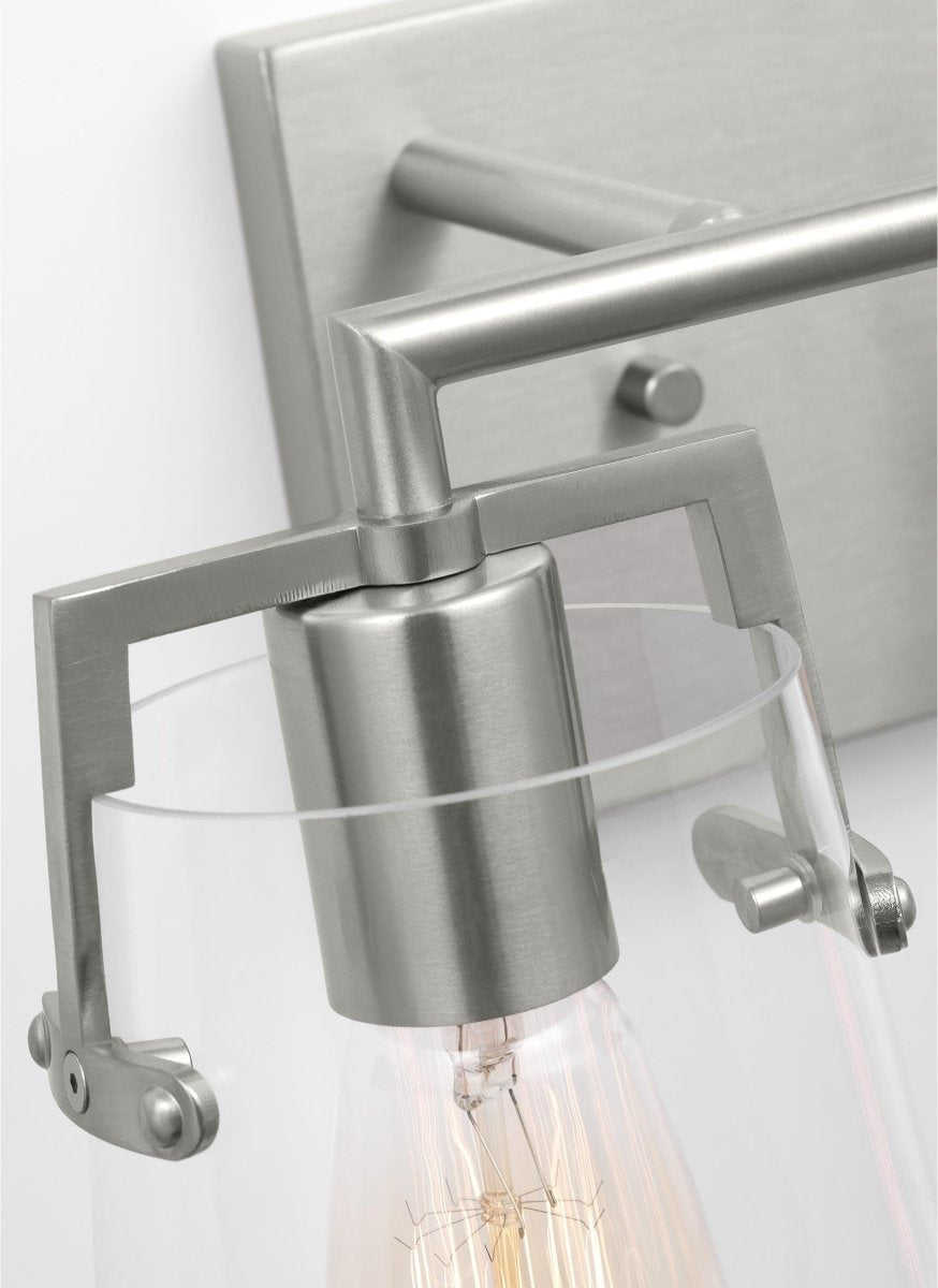 Luminaire de vanité Crofton - Acier brossé 14 5/8" by Visual Comfort Studio | Luminaires & cie
