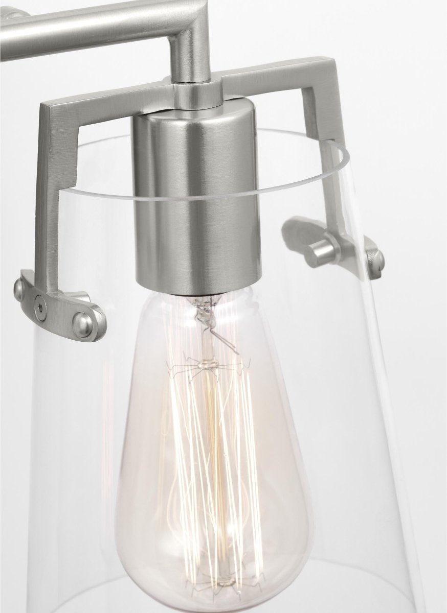 Luminaire de vanité Crofton - Acier brossé 14 5/8" by Visual Comfort Studio | Luminaires & cie