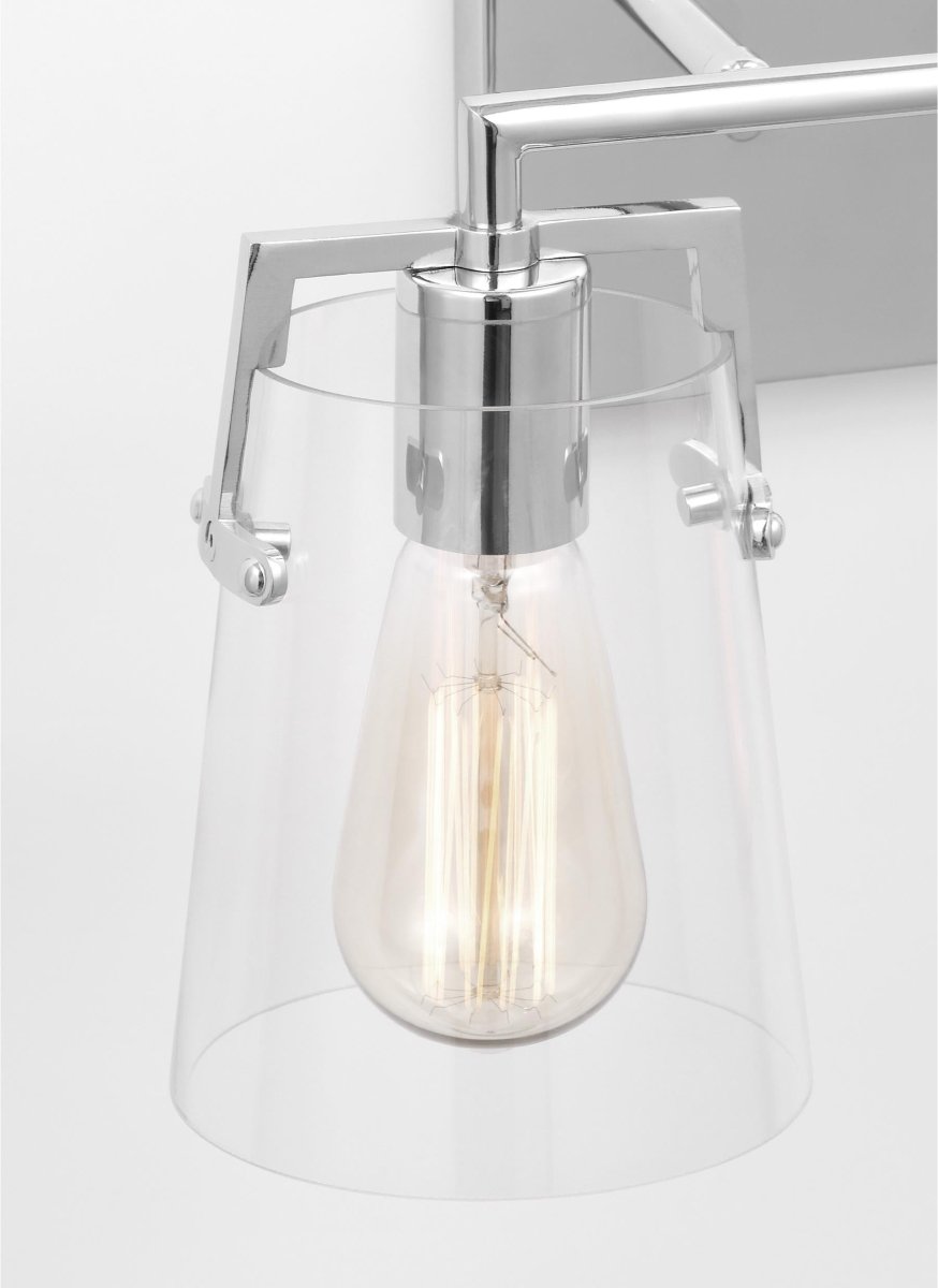 Luminaire de vanité Crofton - Chrome 14 5/8" by Visual Comfort Studio | Luminaires & cie