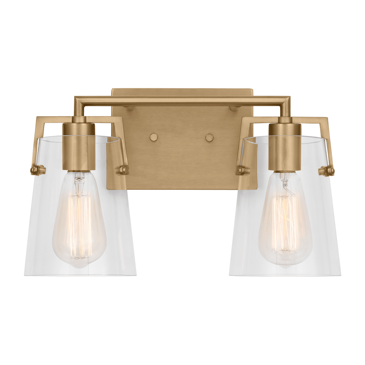 Luminaire de vanité Crofton - Laiton satiné 14 5/8" by Visual Comfort Studio | Luminaires & cie