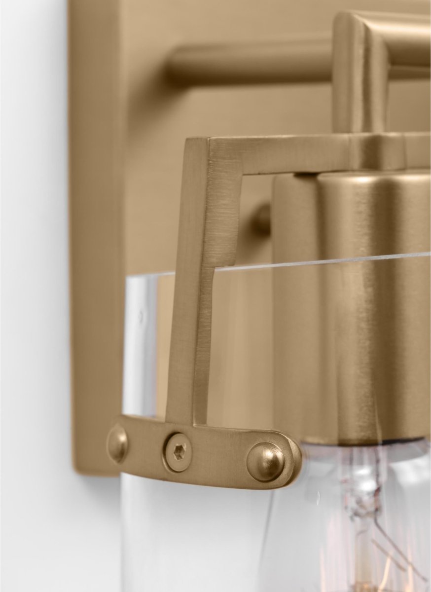 Luminaire de vanité Crofton - Laiton satiné 14 5/8" by Visual Comfort Studio | Luminaires & cie