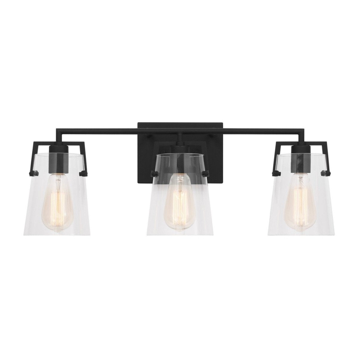 Luminaire de vanité Crofton - Noir minuit Transparent 24" by Visual Comfort Studio | Luminaires & cie