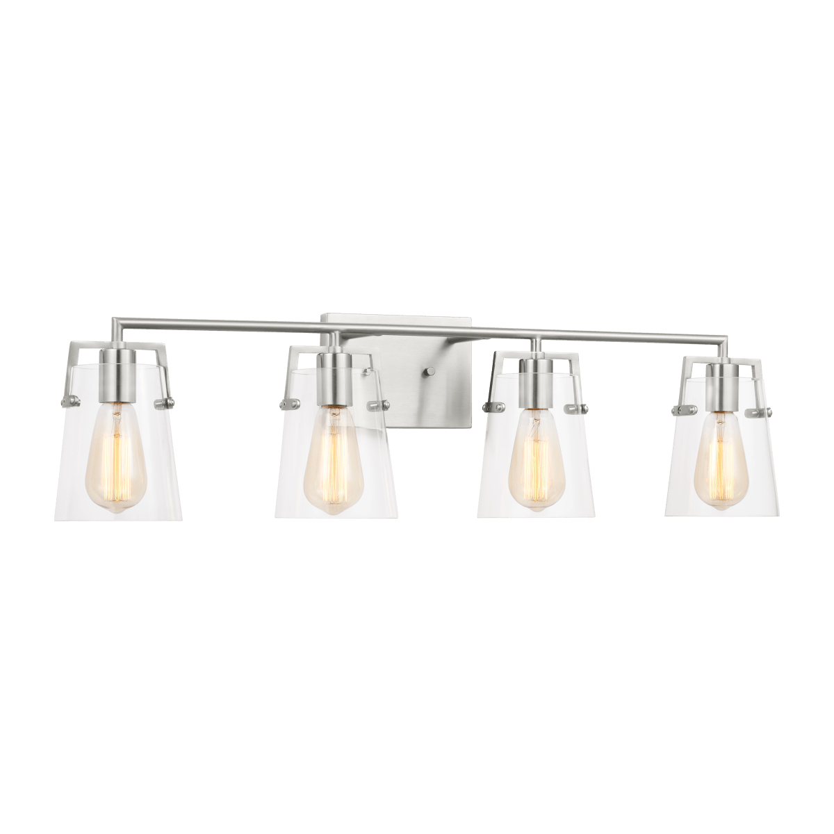 Luminaire de vanité Crofton - Acier brossé 33 3/8" by Visual Comfort Studio | Luminaires & cie