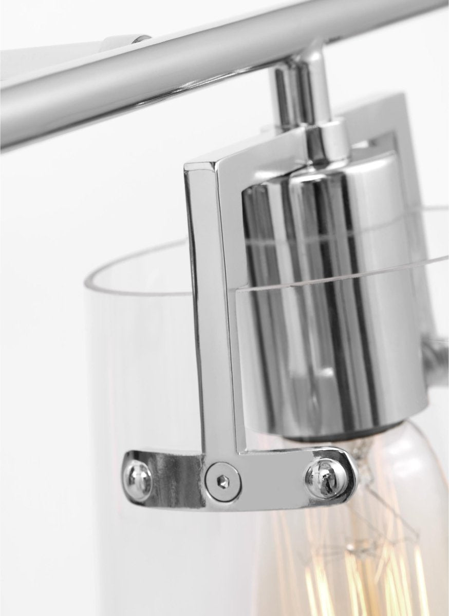Luminaire de vanité Crofton - Chrome 33 3/8" by Visual Comfort Studio | Luminaires & cie