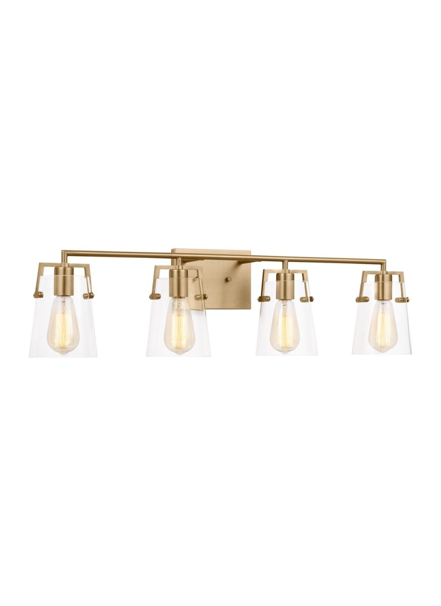Luminaire de vanité Crofton - Laiton satiné 33 3/8" by Visual Comfort Studio | Luminaires & cie