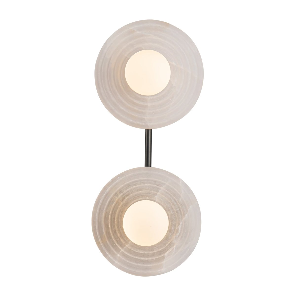 Luminaire de vanité Dahlia - Bronze / Albâtre urbain 13 3/4" by Alora Lighting | Luminaires & cie
