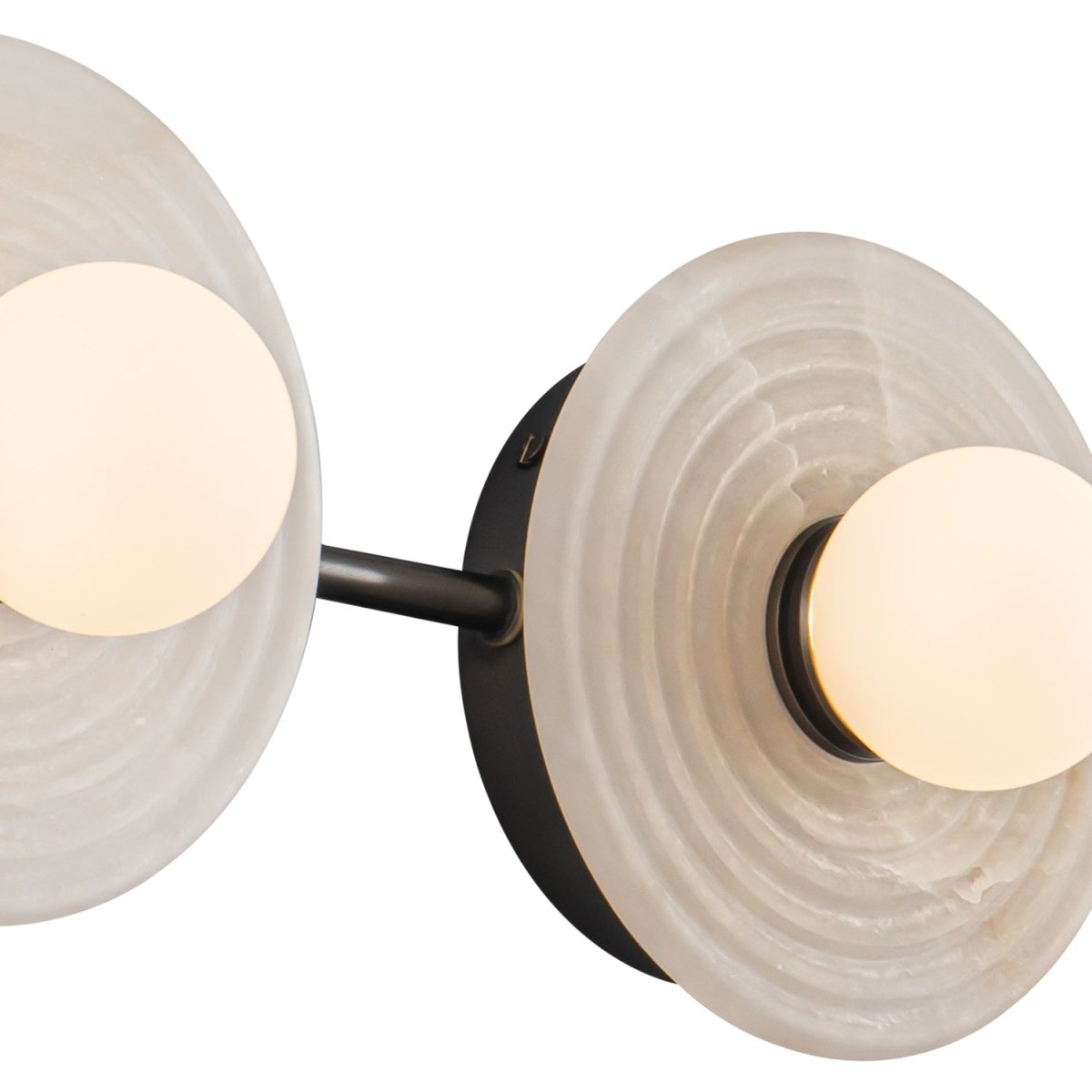 Luminaire de vanité Dahlia - Bronze / Albâtre urbain 21 5/8" by Alora Lighting | Luminaires & cie