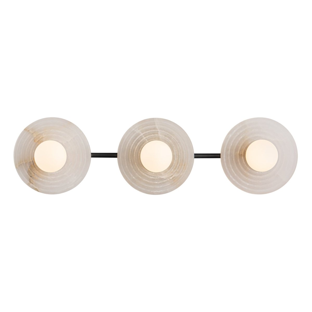 Luminaire de vanité Dahlia - Bronze / Albâtre urbain 21 5/8" by Alora Lighting | Luminaires & cie