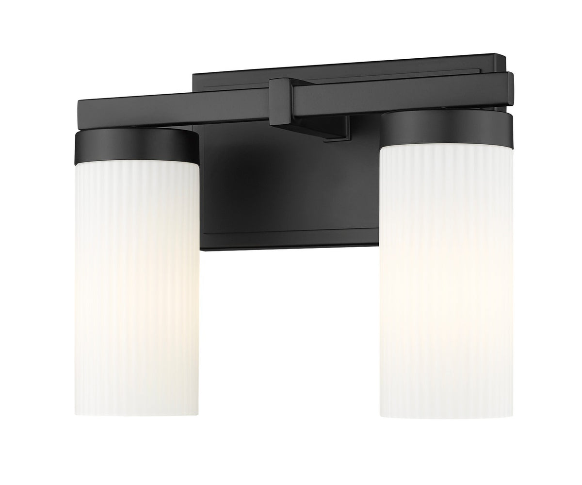Luminaire de vanité Danica Noir mat, 11 3/4" – Z-Lite