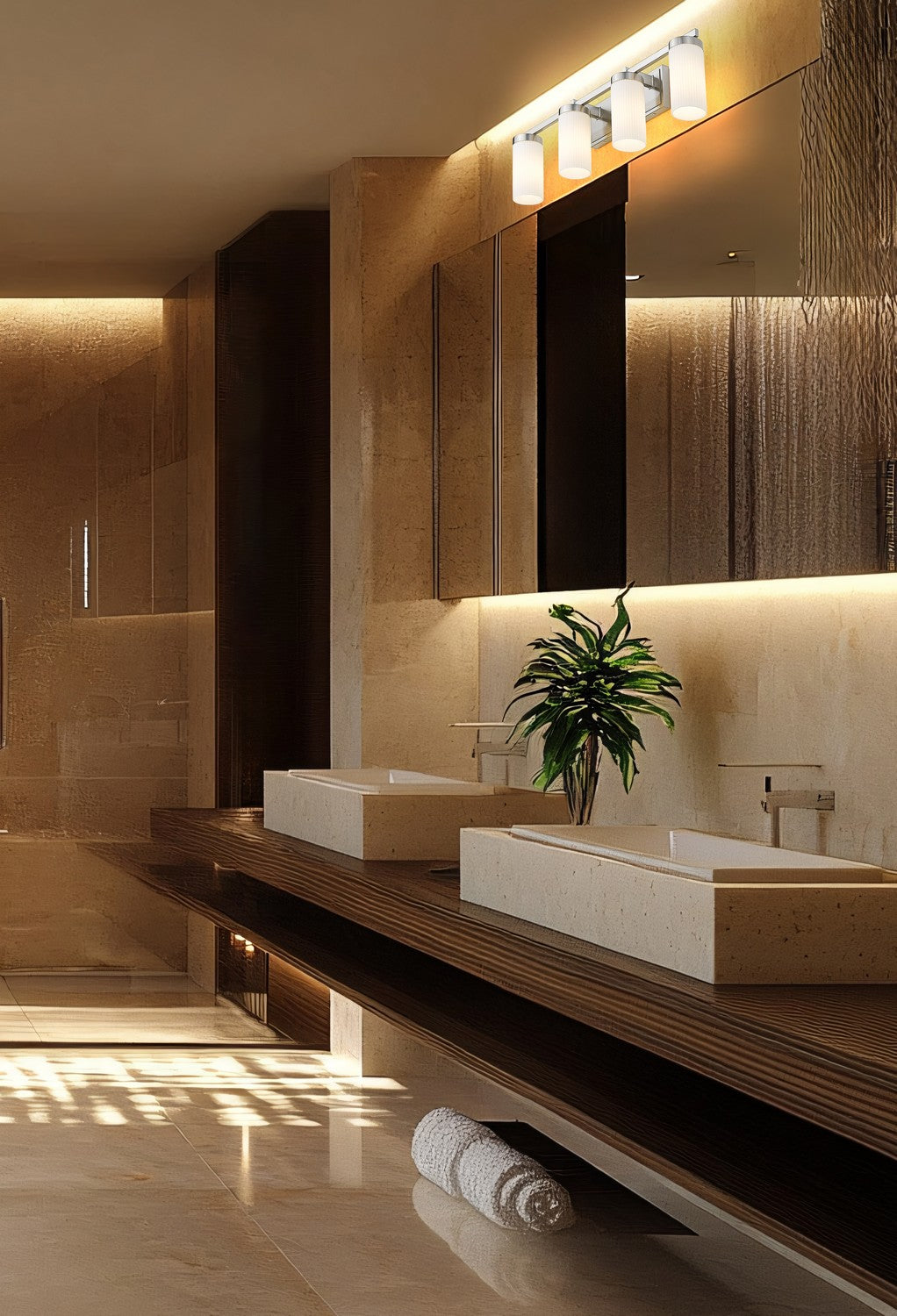 Luminaire de vanité Danica Nickel brossé, 29 1/2" – vue 6