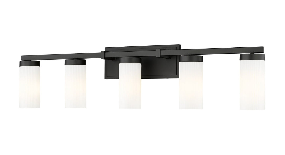Luminaire de vanité Danica Noir mat, 38 3/4" – Z-Lite