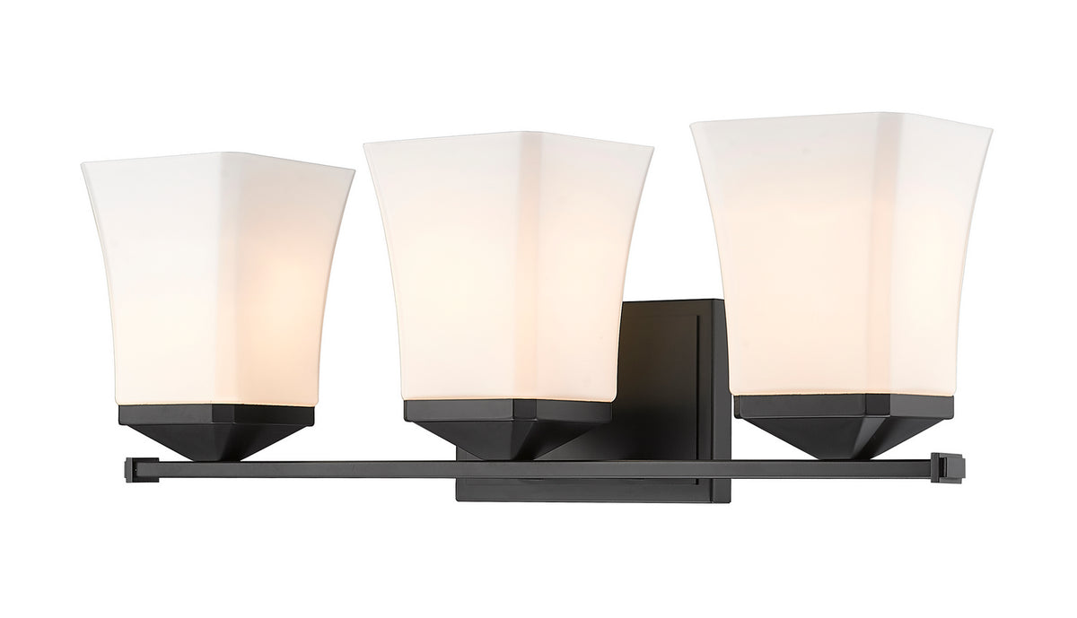 Luminaire de vanité Darcy Noir mat, 22" – Z-Lite