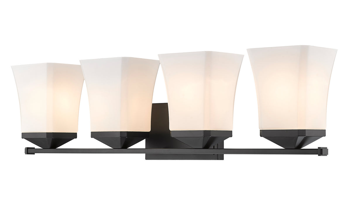 Luminaire de vanité Darcy Noir mat, 28" – Z-Lite