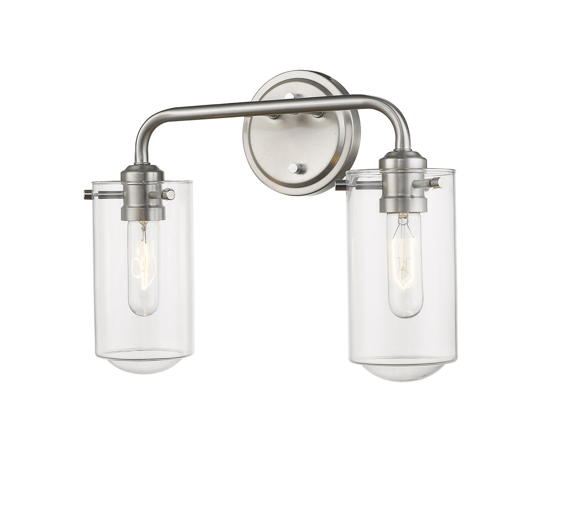 Luminaire de vanité Delaney Nickel brossé, 15" – vue 2
